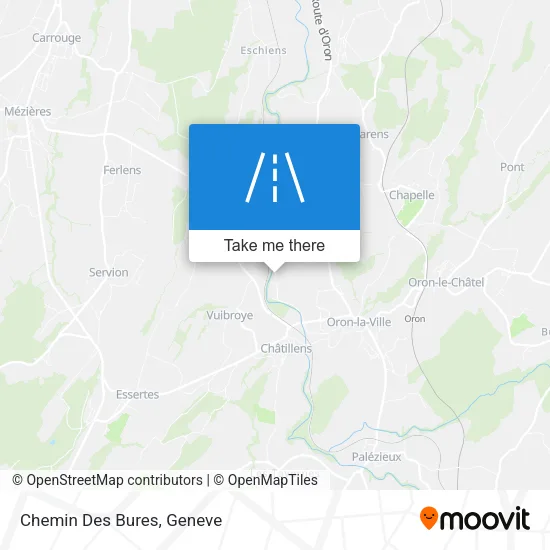 Chemin Des Bures map