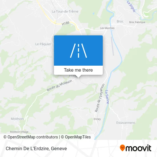 Chemin De L'Erdzire map