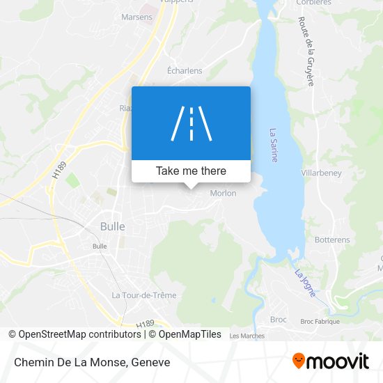 Chemin De La Monse map