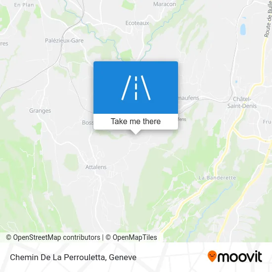 Chemin De La Perrouletta map