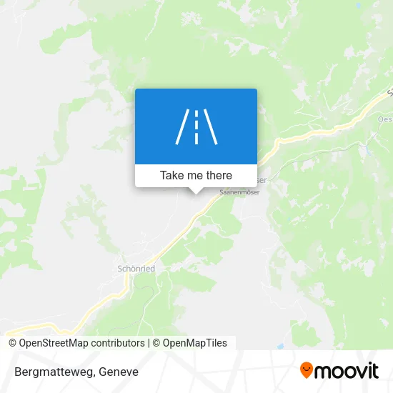 Bergmatteweg map