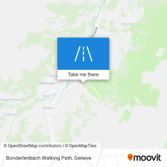 Bonderlenbach Walking Path map