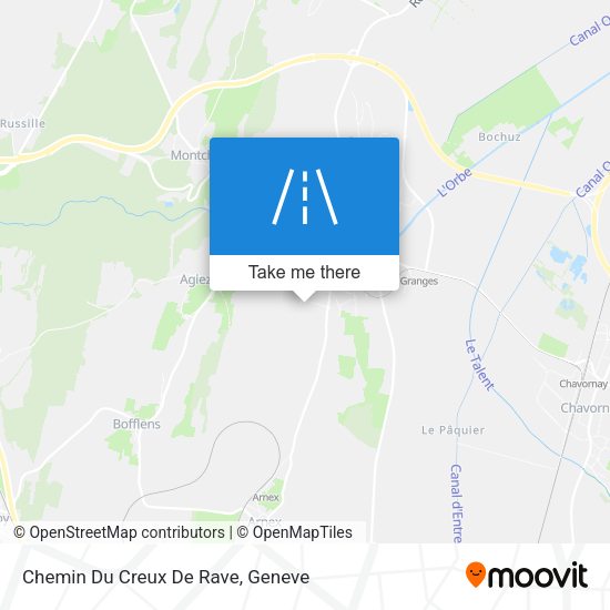 Chemin Du Creux De Rave map