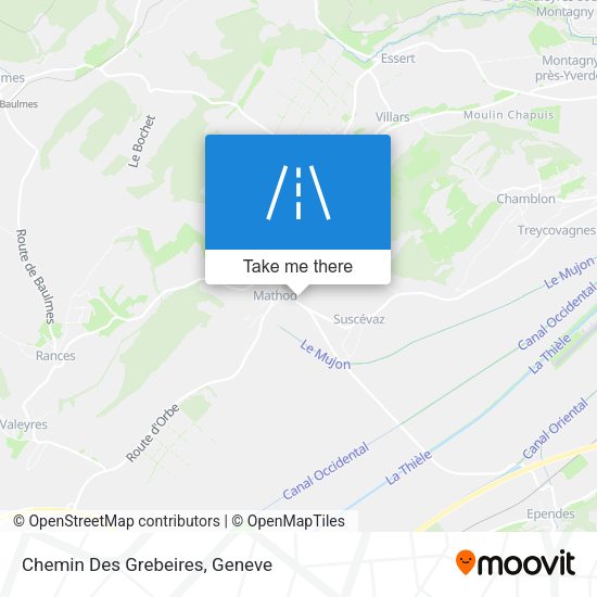 Chemin Des Grebeires map