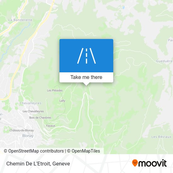 Chemin De L'Etroit map