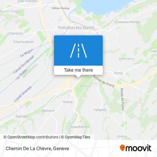 Chemin De La Chèvre map