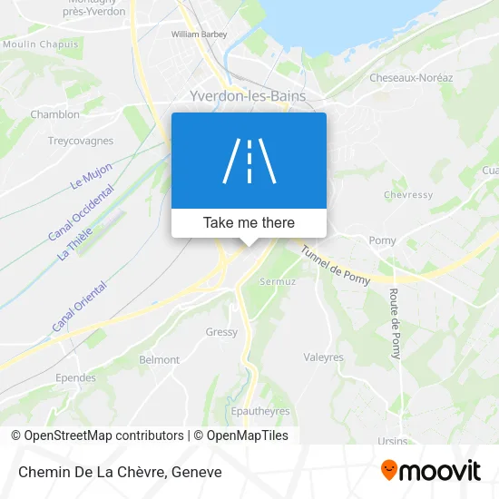 Chemin De La Chèvre map