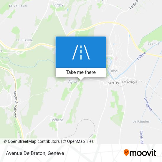 Avenue De Breton map