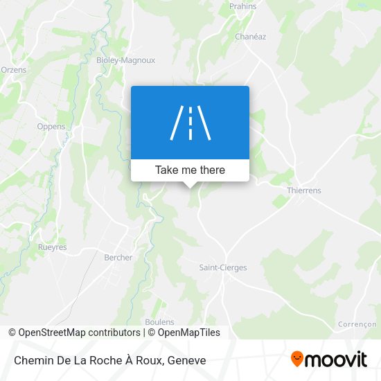 Chemin De La Roche À Roux map