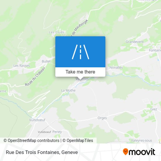 Rue Des Trois Fontaines map