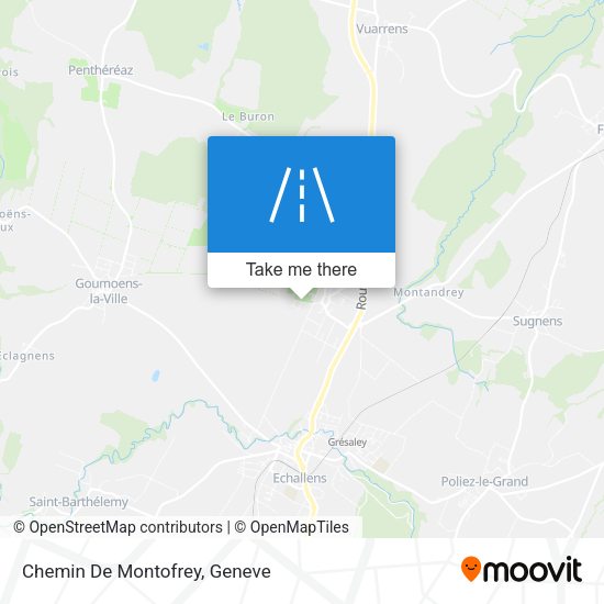 Chemin De Montofrey map