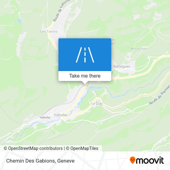 Chemin Des Gabions map