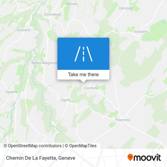 Chemin De La Fayette map