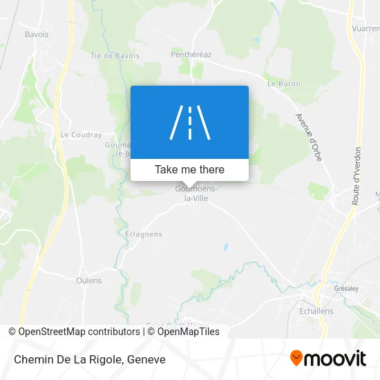 Chemin De La Rigole map