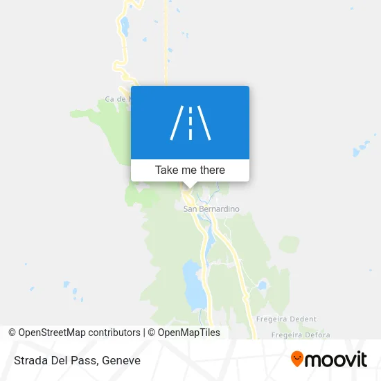 Strada Del Pass map