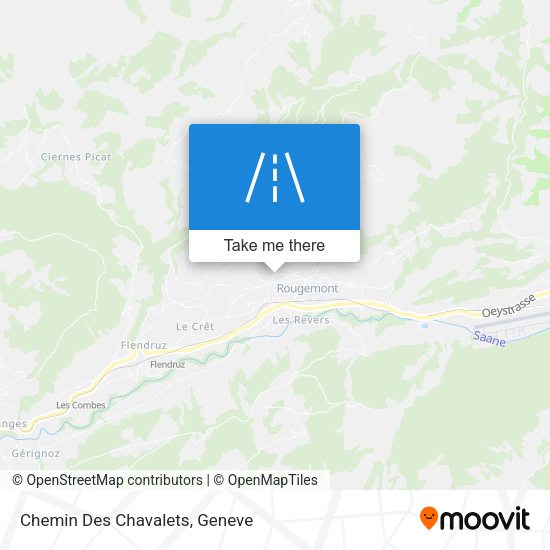 Chemin Des Chavalets map