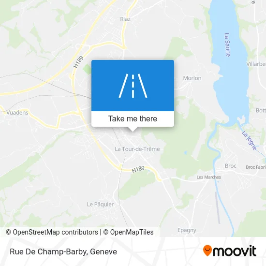 Rue De Champ-Barby map