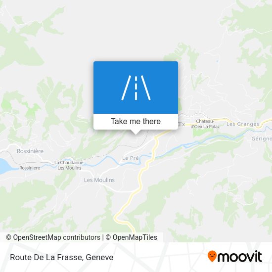 Route De La Frasse map