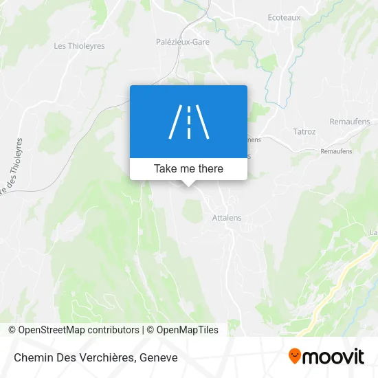 Chemin Des Verchières map