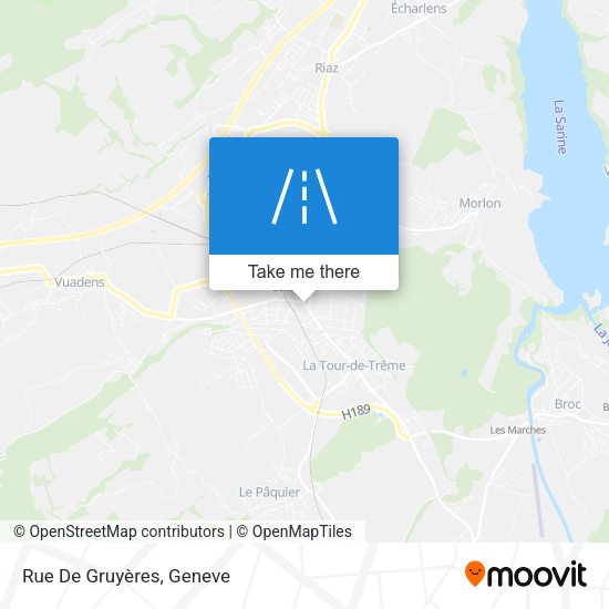 Rue De Gruyères map