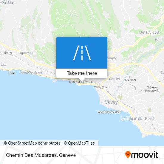 Chemin Des Musardes map