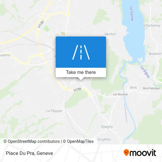 Place Du Pra map