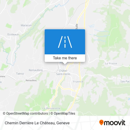 Chemin Derrière Le Château map