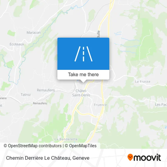 Chemin Derrière Le Château map
