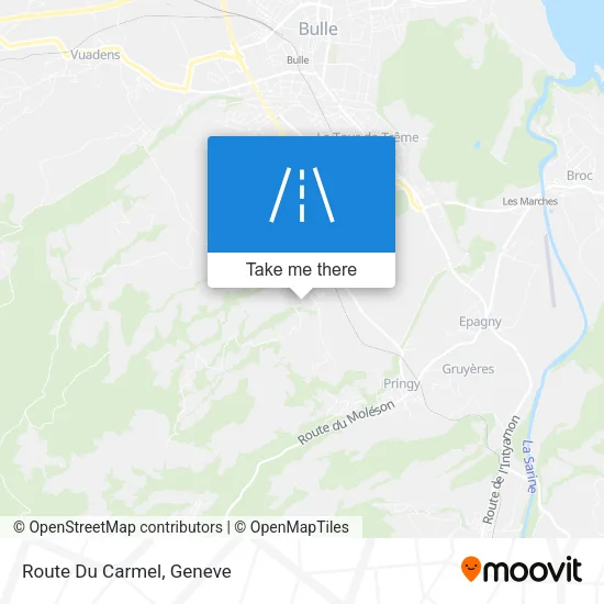 Route Du Carmel map