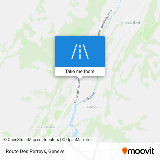 Route Des Perreys map
