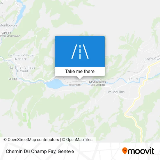 Chemin Du Champ Fay map