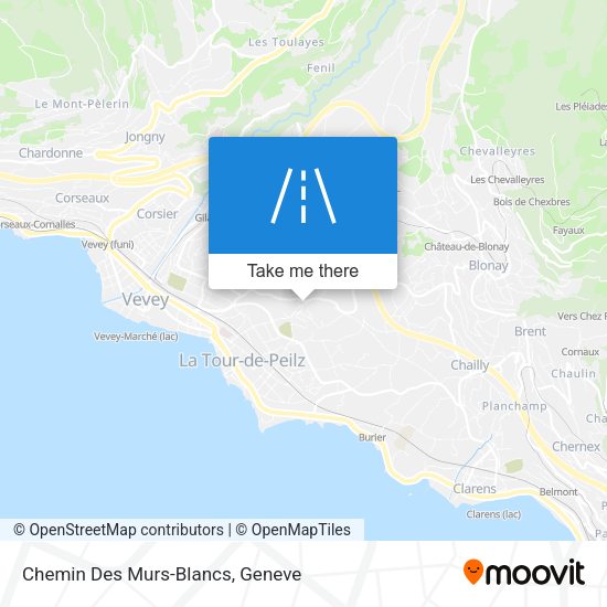 Chemin Des Murs-Blancs map