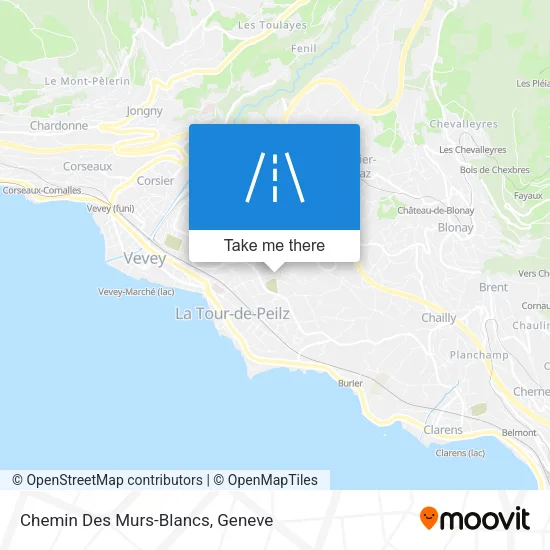 Chemin Des Murs-Blancs map