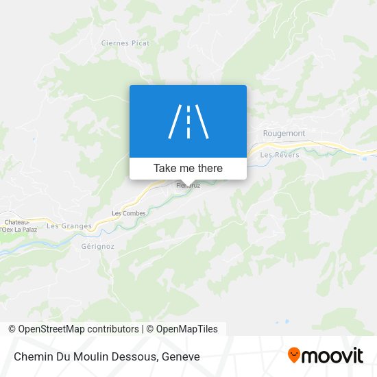 Chemin Du Moulin Dessous map