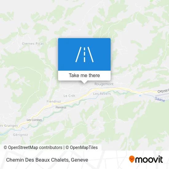 Chemin Des Beaux Chalets map
