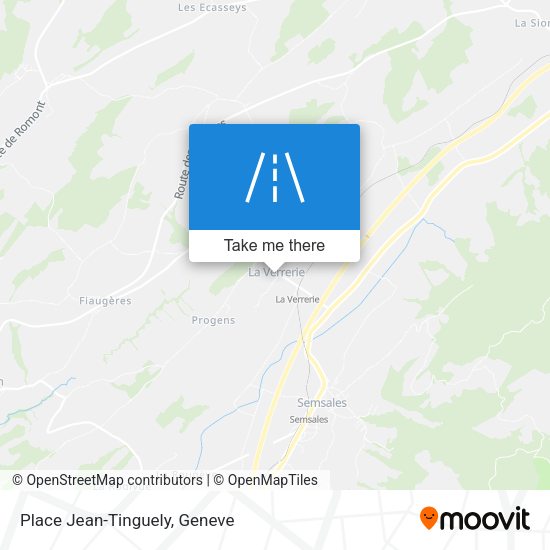 Place Jean-Tinguely map