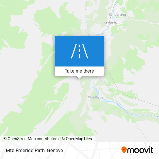 Mtb Freeride Path map