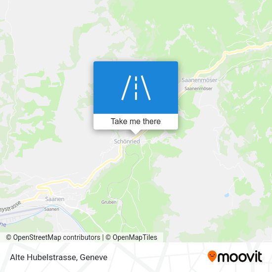 Alte Hubelstrasse map
