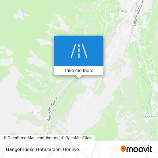 Hängebrücke Hohstalden map