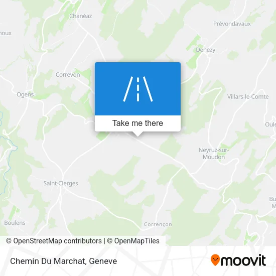 Chemin Du Marchat map
