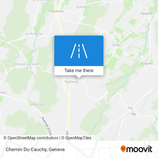 Chemin Du Cauchy map