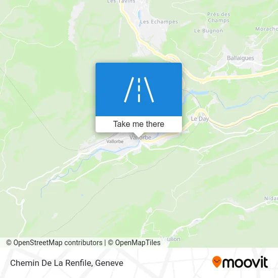 Chemin De La Renfile map