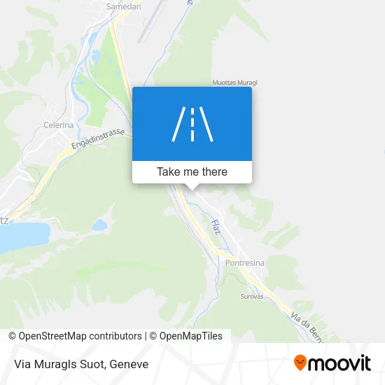 Via Muragls Suot map
