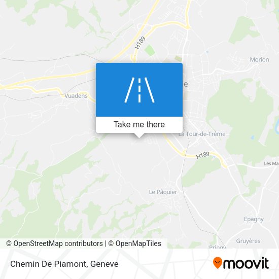 Chemin De Piamont map