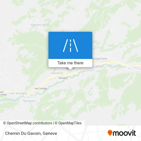 Chemin Du Gavoin map