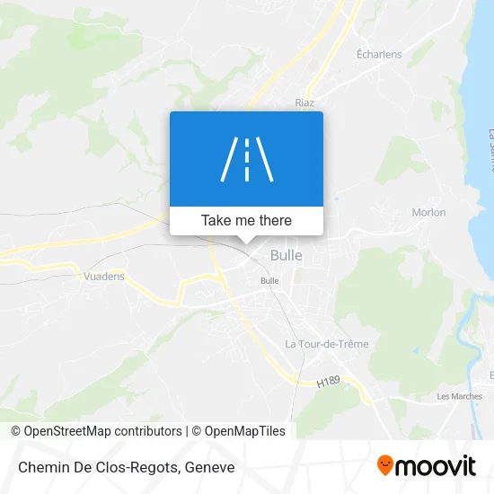 Chemin De Clos-Regots map