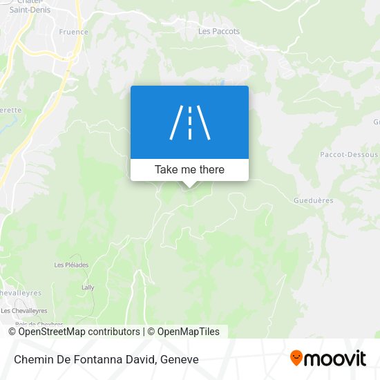 Chemin De Fontanna David map