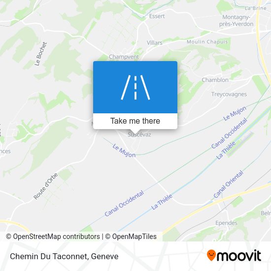Chemin Du Taconnet map