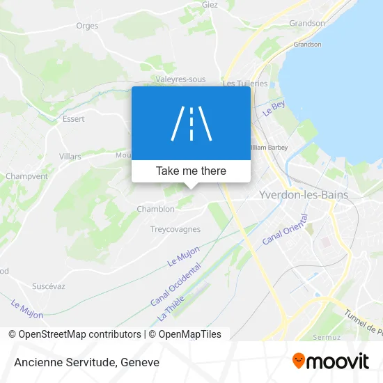 Ancienne Servitude map