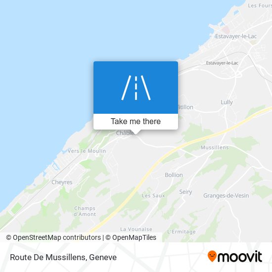 Route De Mussillens map
